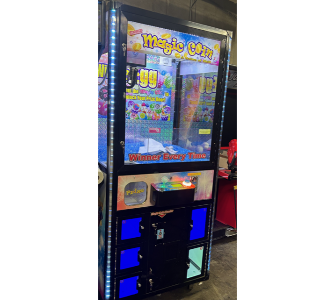 SMART MAGIC COIN Crane Arcade Game for sale VERY NICE LIGHT USE